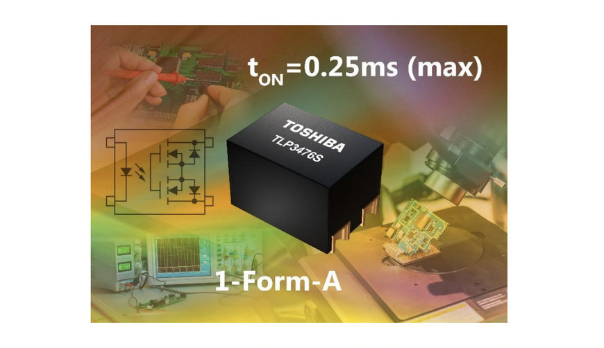 Toshiba’s compact new photorelays feature maximum turn on time of only 0.25ms